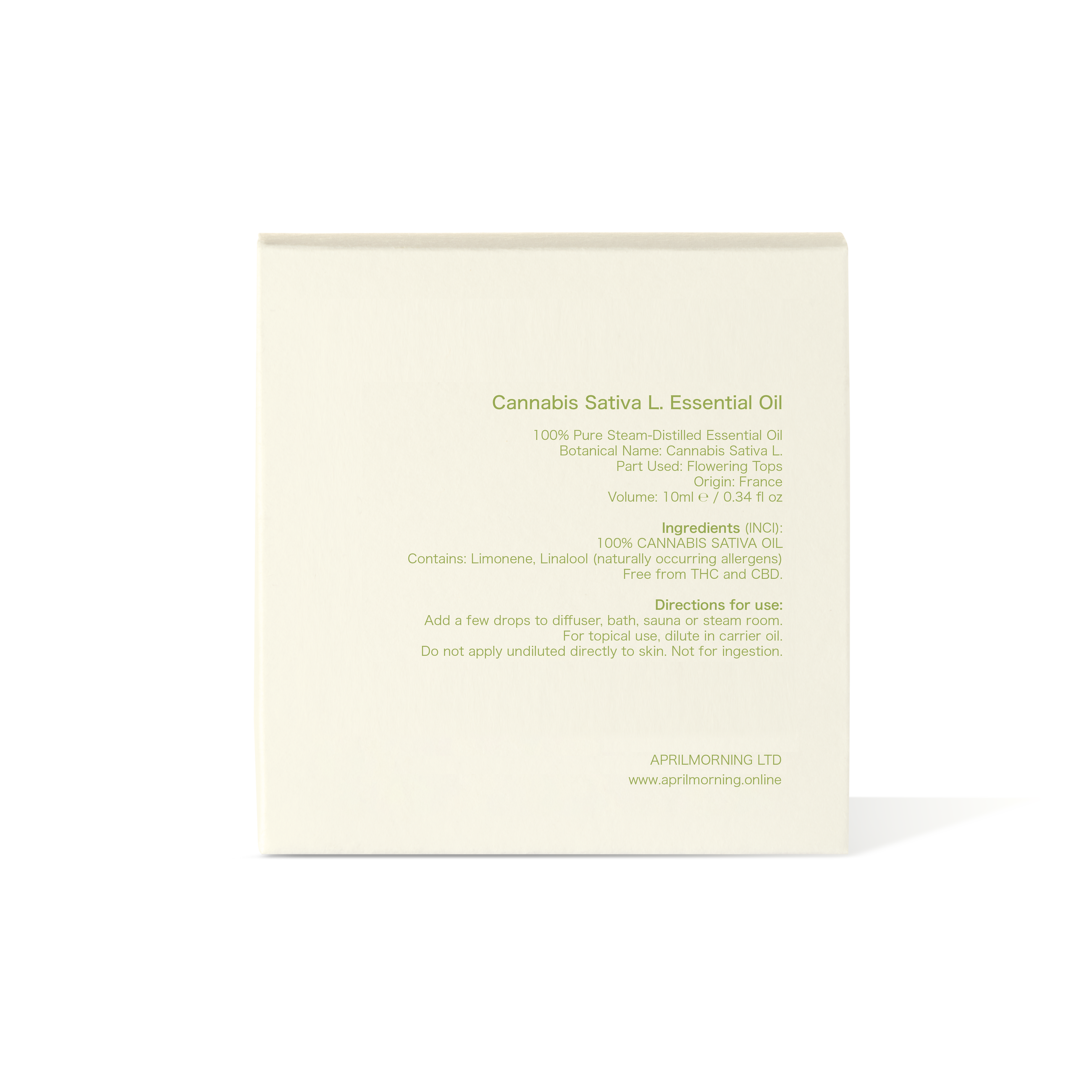 Cannabis Sativa L. Essential Oil 10ml